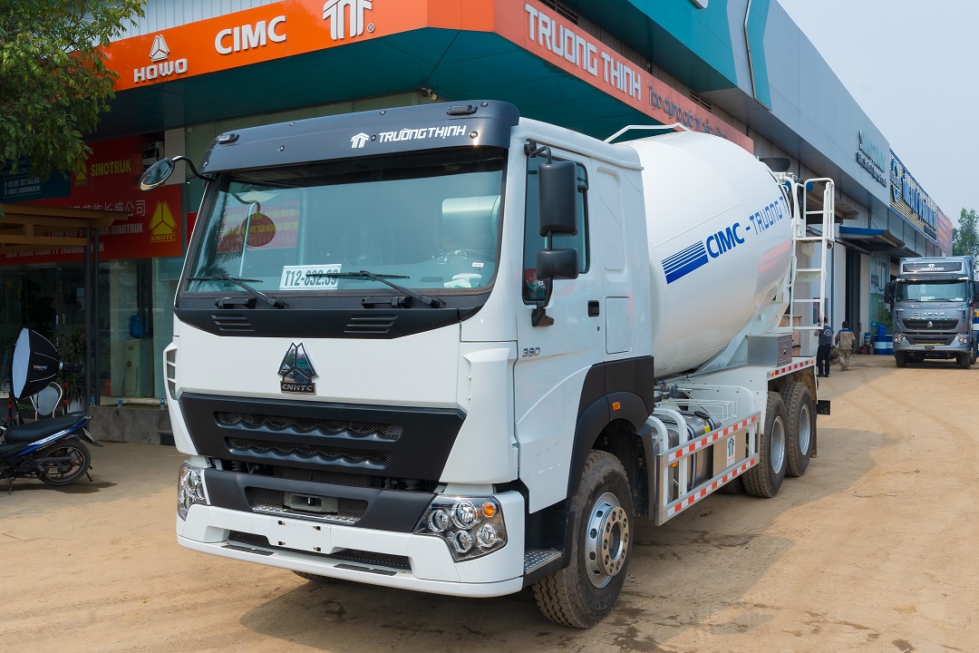 Xe Trộn Bê Tông Howo 12 Khối V7G Quốc Dân